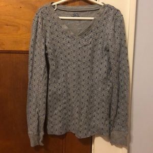 Butterfly print girls long sleeve shirt